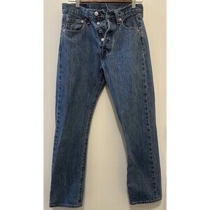 Levis 501 XX Jeans Men's 29 X 30 Blue Straight Leg Button Fly Denim